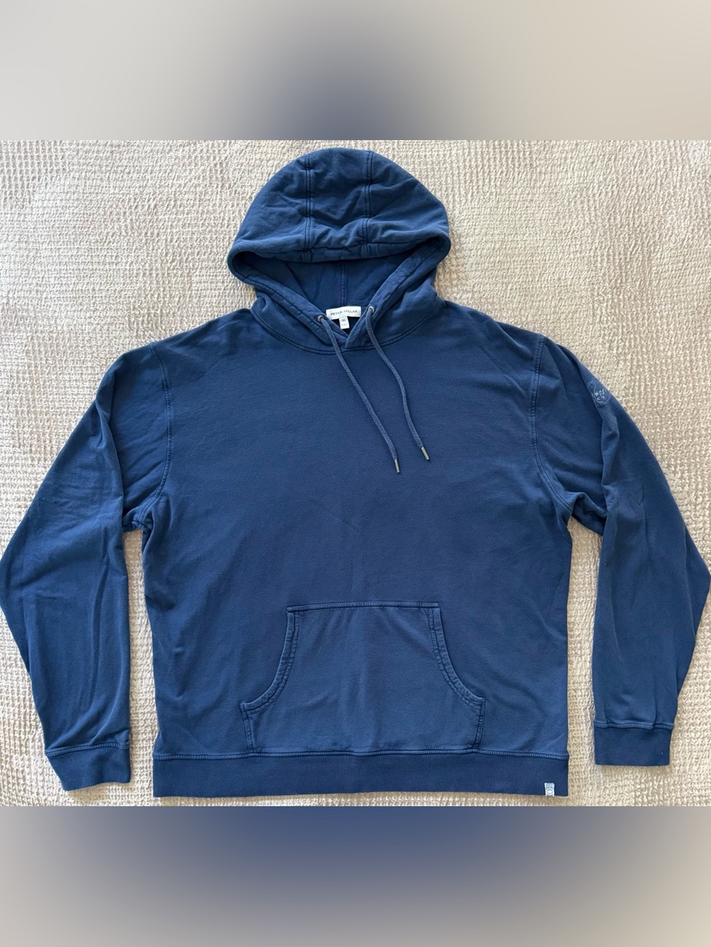 Peter Millar Lava Wash Hoodie Men’s XL Navy Whisper Rock Golf Club ME0K45